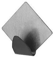 BISK Erga Trendy, samolepiaci 1-háčik na uterák (4 ks), oceľová, ERG-05716