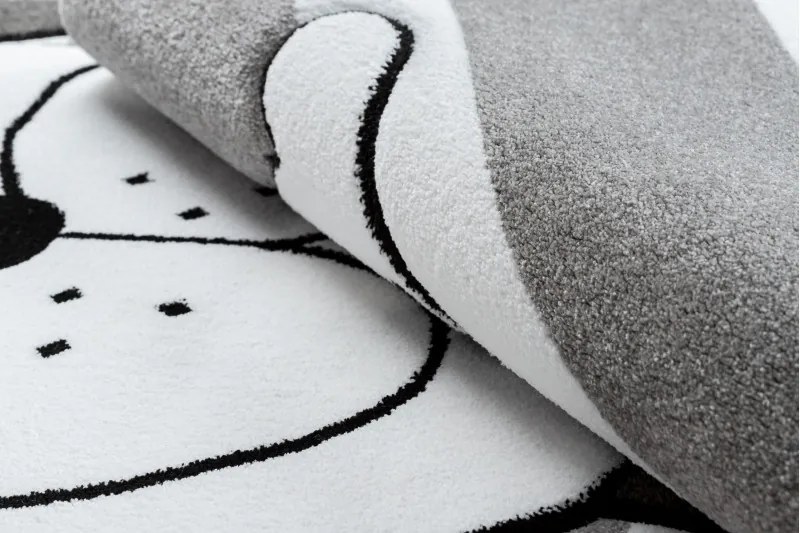 Dywany Łuszczów, Detský kusový koberec Petit Puppy grey, 120x170, šedá, detská izba