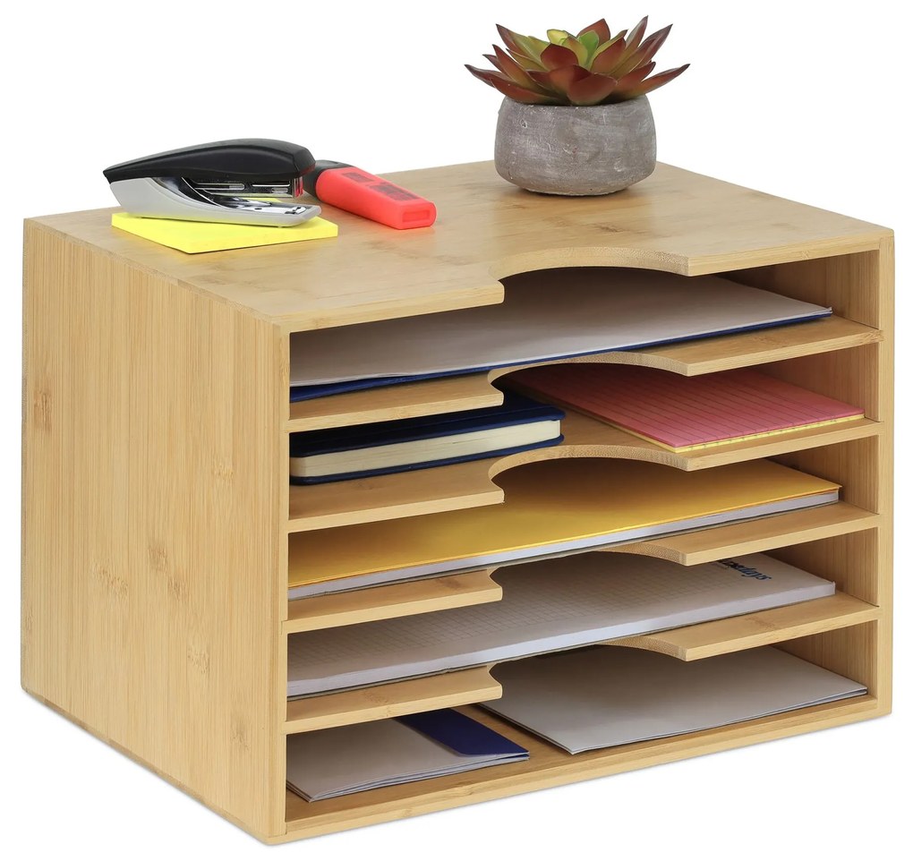 Bambusový zásobník na dokumenty RD39406