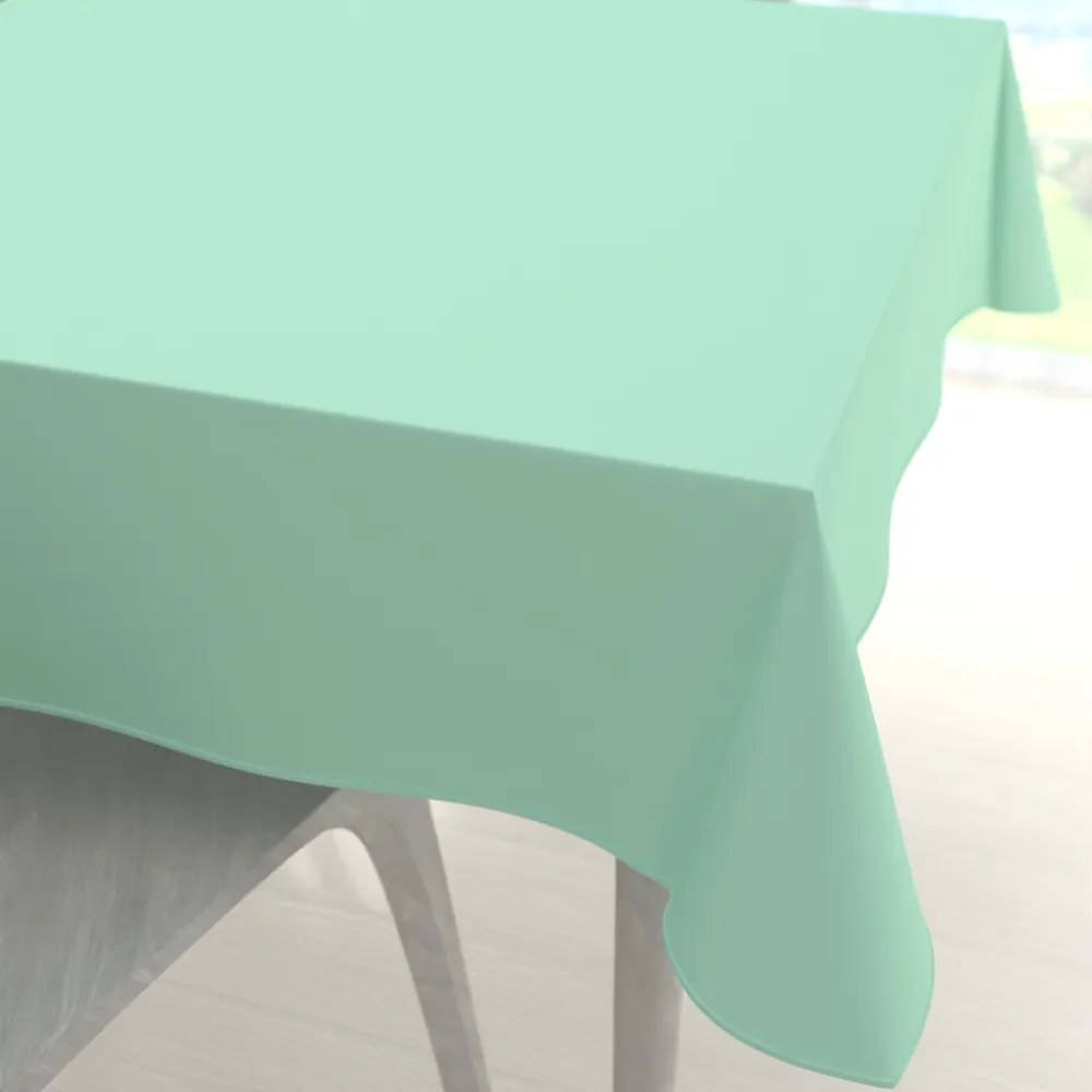 Biante Dekoračný štvorcový obrus Rongo RG-019 Mintový 50x50 cm