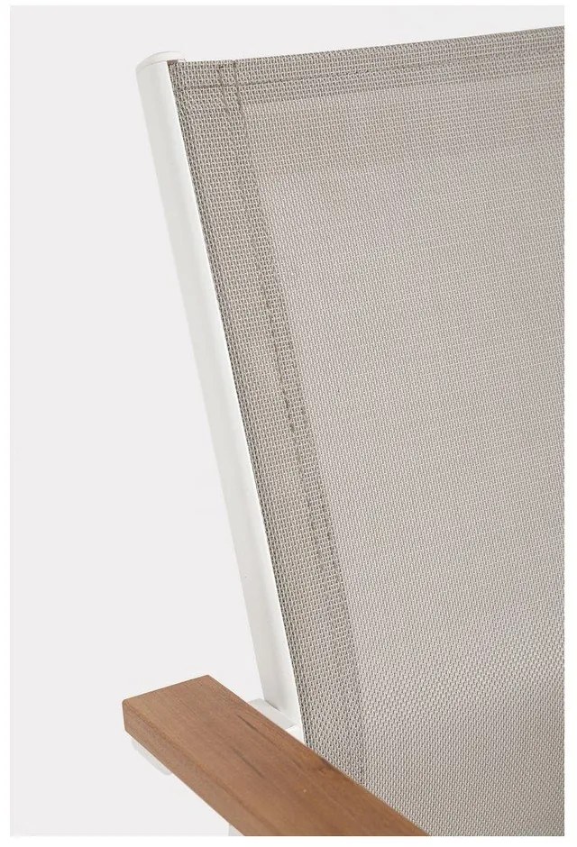 Biele kovové záhradné stoličky v súprave 4 ks Heta – Bizzotto