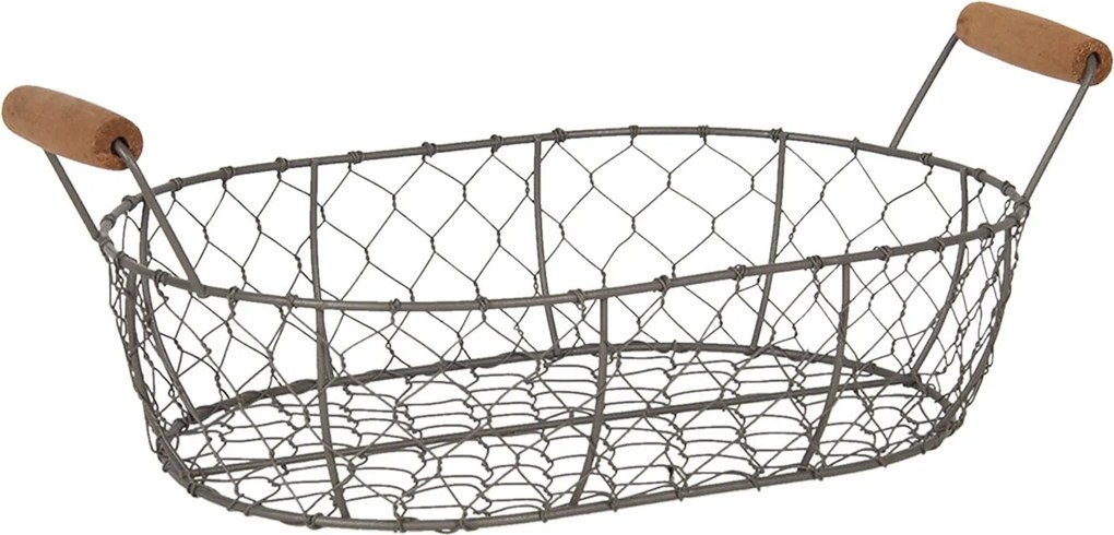 Sada 3 drôtených košíkov Filaire - 42 * 27 * 15/38 * 23 * 14/34 * 19 * 13 cm