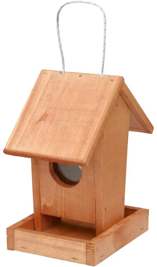 Kŕmidlo č. 2 - závesné hnedé 13x18x22 cm