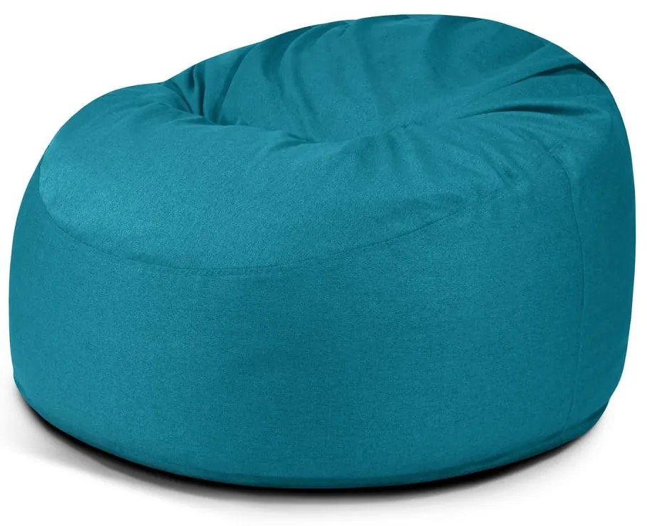 Tyrkysovomodrý sedací vak Om 110 – SLOWDOWN