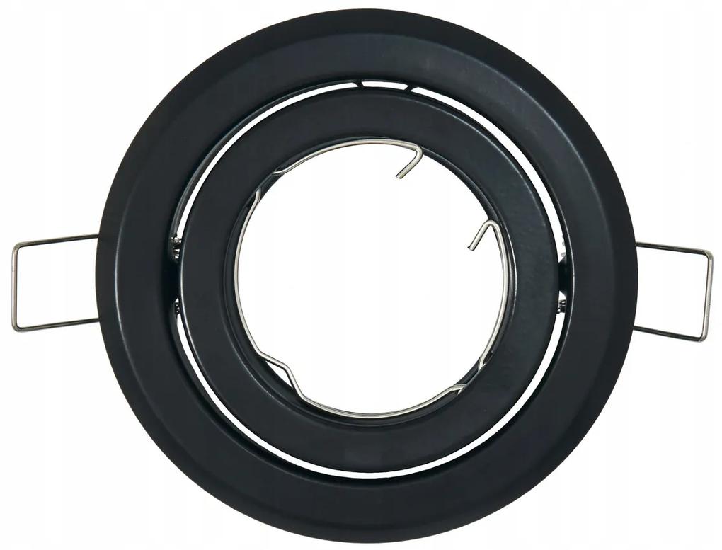 Podhľadové svietidlo GU10 71061 - čierne - vyklopné