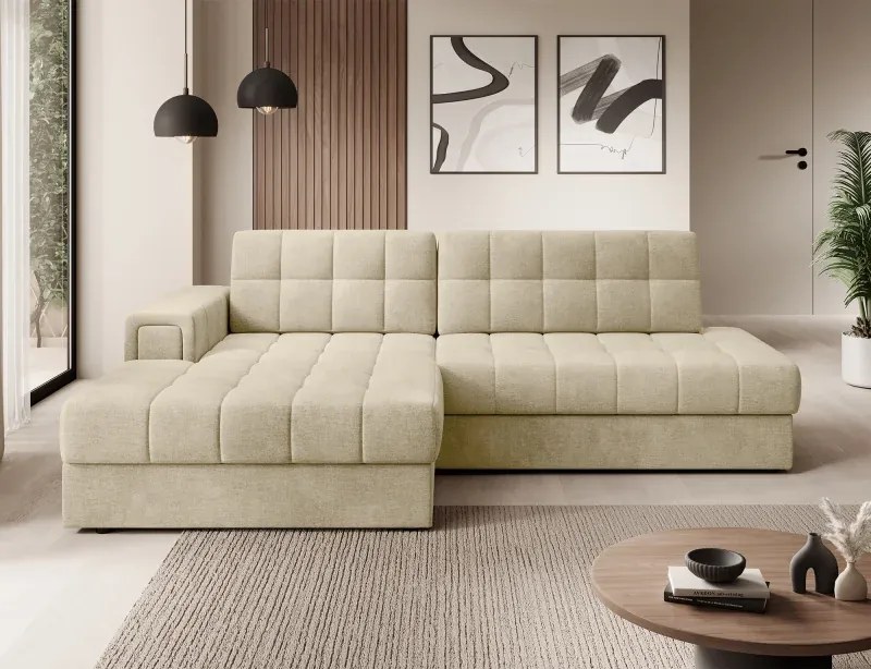 Sedacia súprava Katrin, Ľavá, béžová (monolith 04)