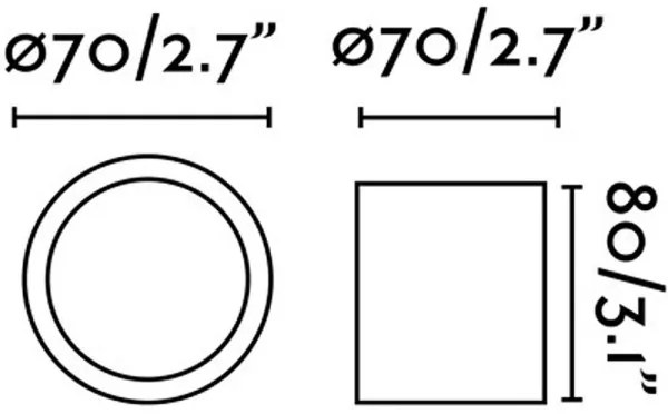 Faro 64206 - LED Bodové svietidlo HARU LED/6W/230V biela