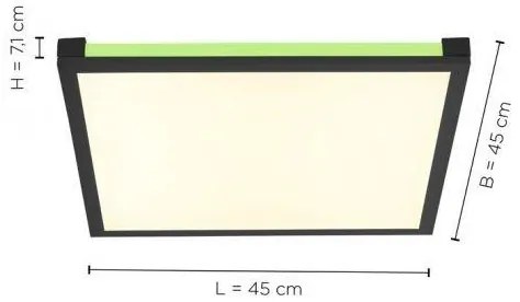 Leuchten Direkt 11621-18 - LED RGB Stmievateľné svietidlo MARIO LED/24W/230V + DO