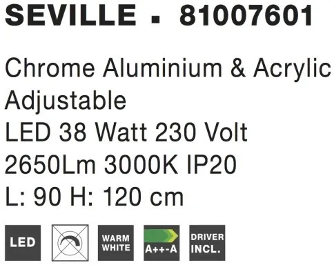 LED luster Seville