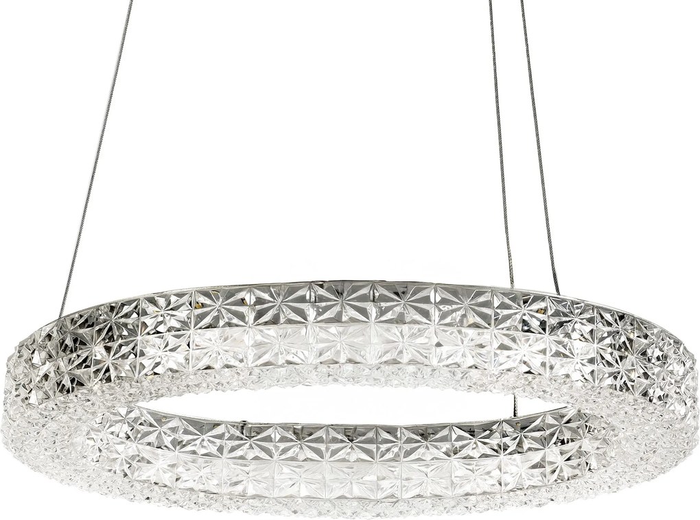 Toolight Toolight, LED stropné svietidlo 50cm, 36W, 4000K, MS005-CP, chrómová, OSW-09615