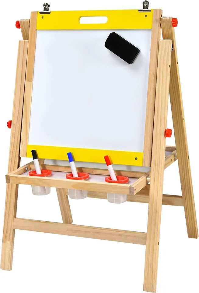 3-v-1 Drevená Kresliaca Doska pre Deti