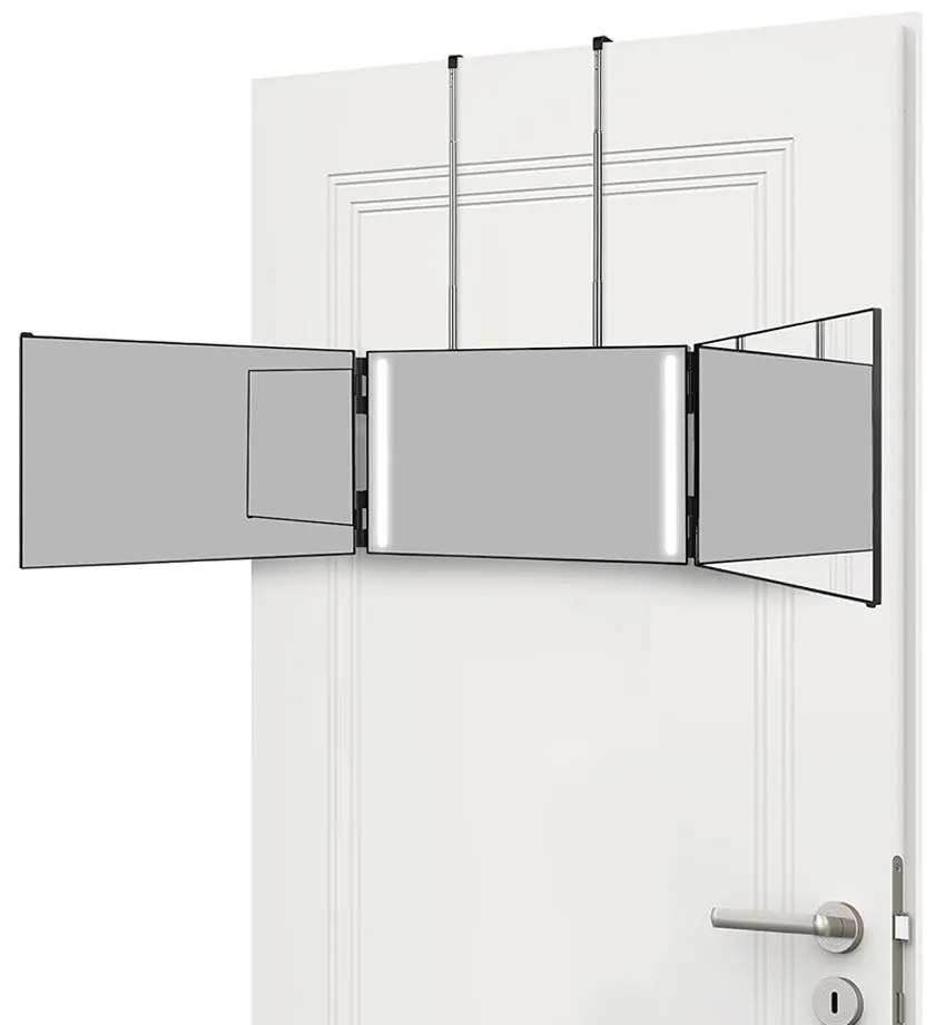 3-panelové zrkadlo s teleskopickým zavesením