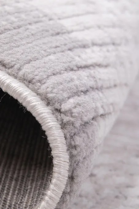 Koberec BUTIK 370 krémový / sivý