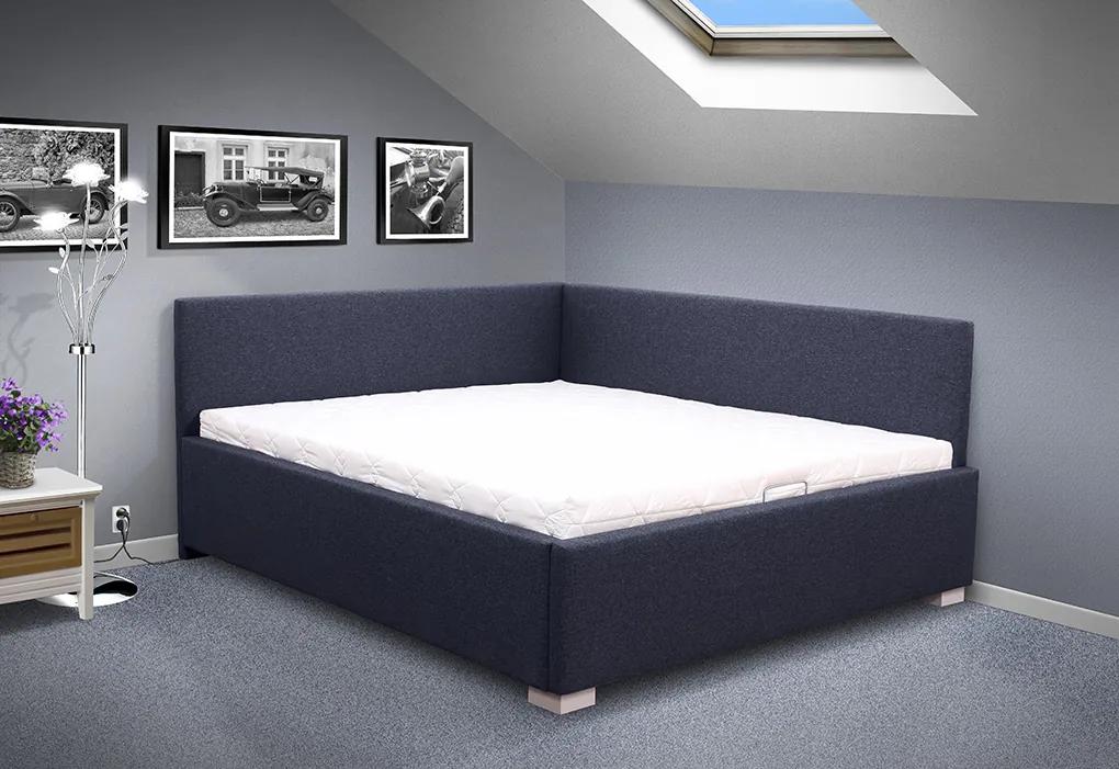 Moderná posteľ s čelami Martina HIT s MOT otváraním ÚP 180x200 cm Farba: Savana krémová