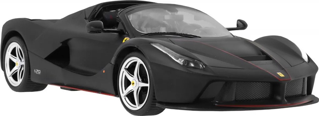 Ferrari LaFerrari Aperta čierna RASTAR 1:14 model auta na diaľkové ovládanie + 2,4 GHz diaľkové ovládanie