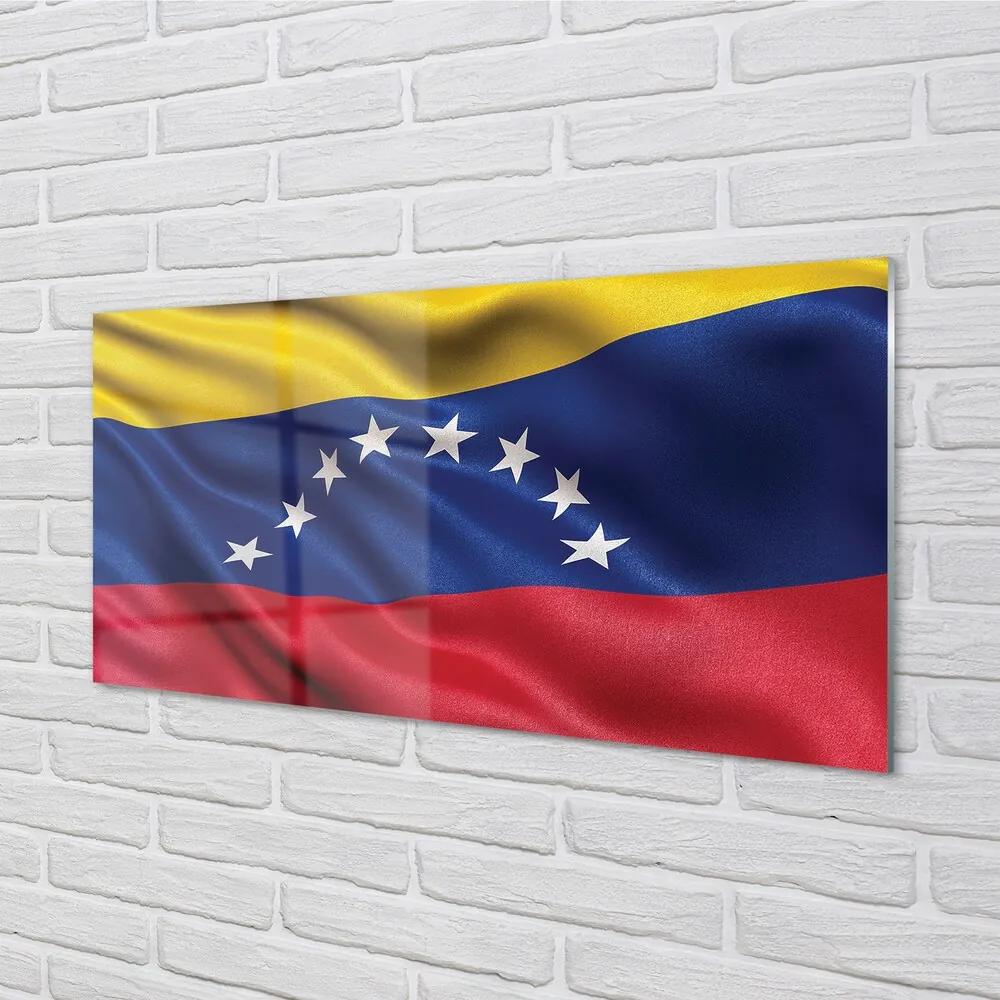 Sklenený obraz vlajka Venezuely 120x60 cm