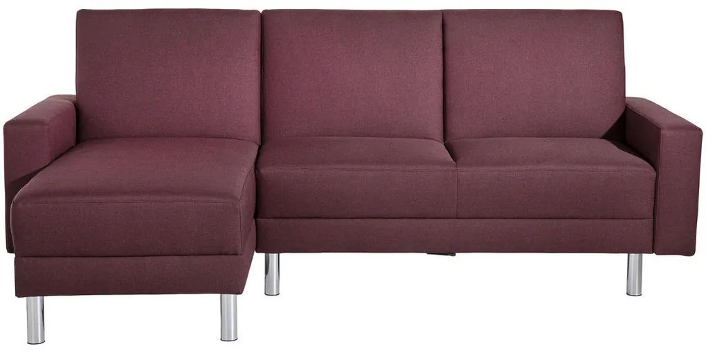 XXXLutz ROZKLADACIA ROHOVÁ POHOVKA, textil, tmavočervená Max Winzer - Sedačky - 001775002209