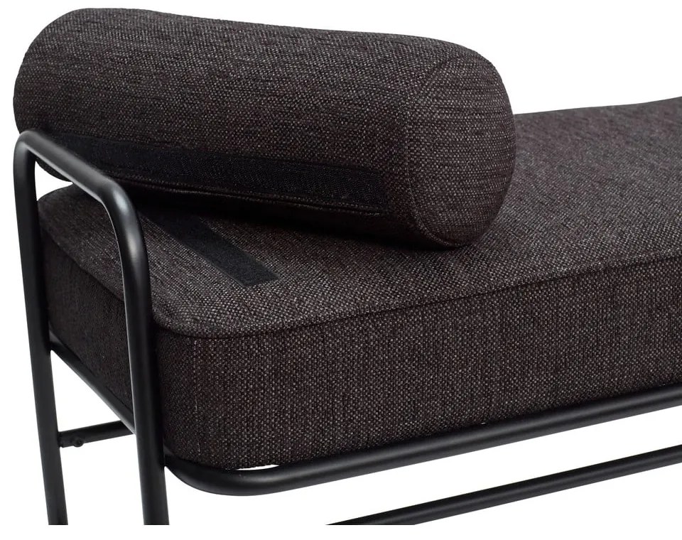 Hnedá leňoška s vankúšom Hübsch Pipe