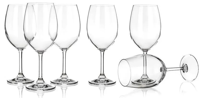 Poháre Na Červené Víno Leona Crystal 430ml 6ks