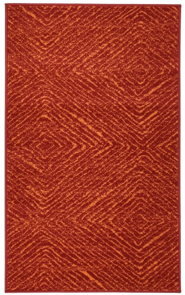 Alfa Carpets, Kusový koberec Ethno terra, 80x150, oranžová, obývacia izba