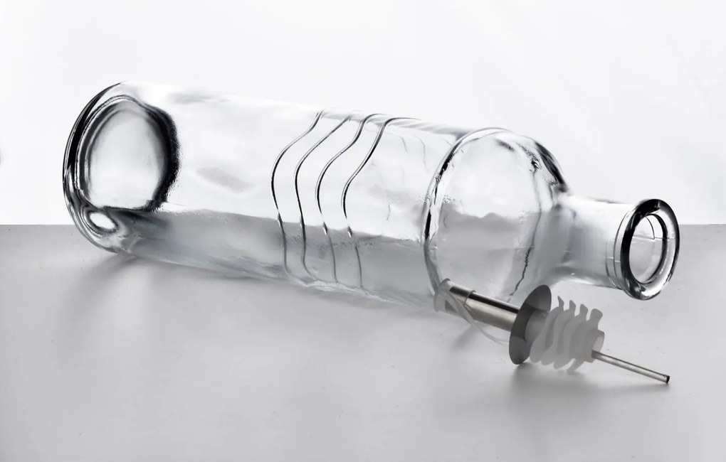 Sklenená fľaša na olivový olej Basic 500 ml