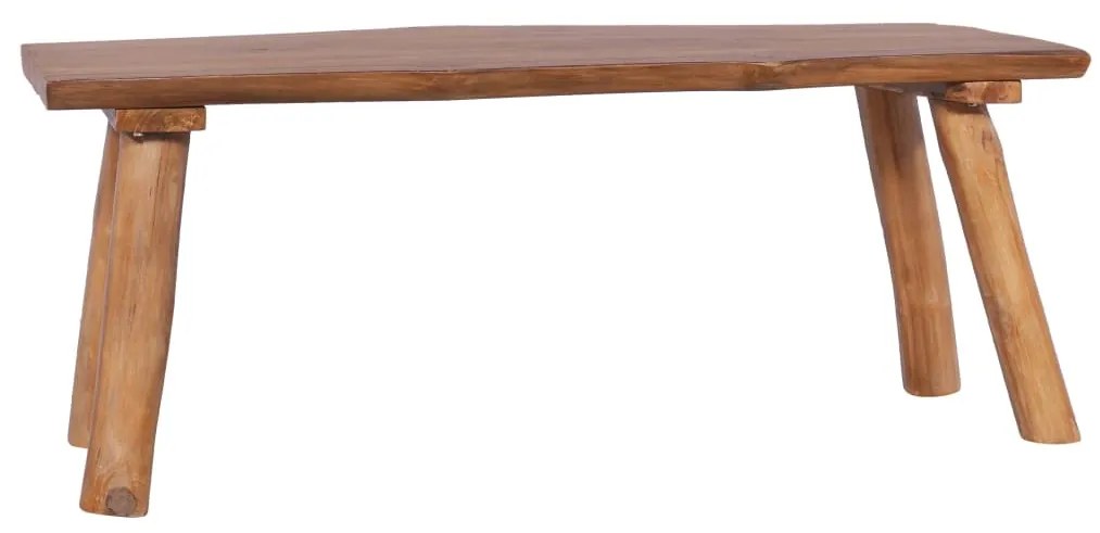 vidaXL Záhradná lavička 120 cm teakový masív