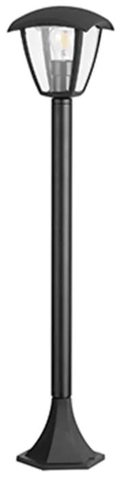 PLX Vonkajšia stojacia lampa CALGARY, 1xE27, 1xE27, 60W, 88cm, čierne
