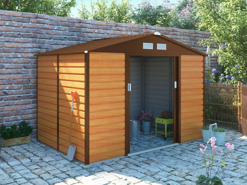 Záhradný domček G21 277 x 191 cm, hnedý