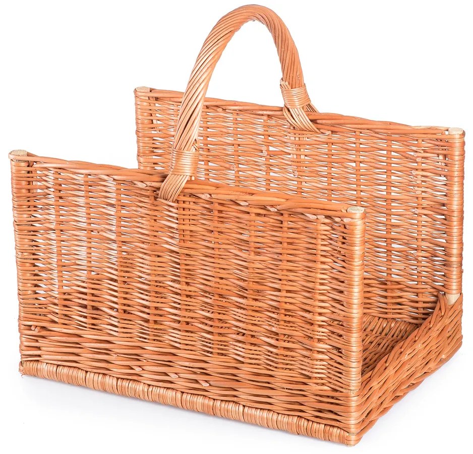 Kôš krbový prútený hranatý Vetva II.š. 45 x hl. 30 x v. 29/46(cm)