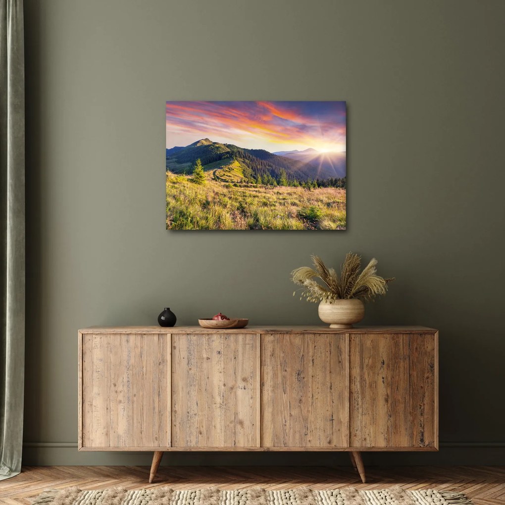 Obraz - Lesná krajina (70x50 cm)