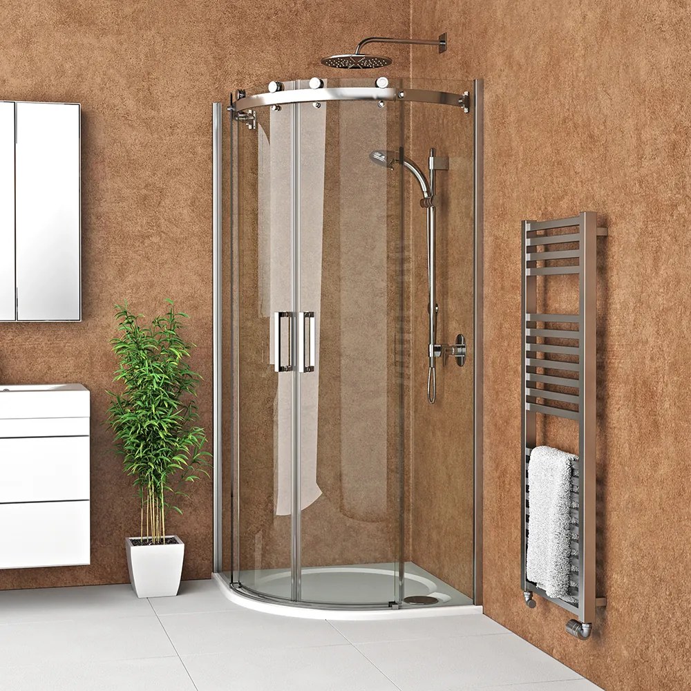 Roth Štvrťkruhový sprchový kút AMR2N - bez vaničky ROTH-Variant: rozmery: 100x100 cm - (AMR2N 1000 - 624-1000000-00-02), ROTH-Profily: profily: brill…