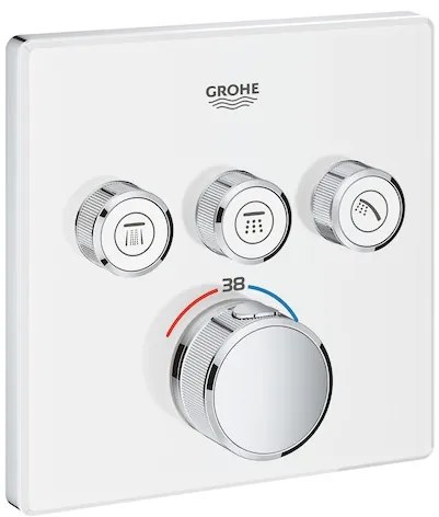 Grohe Smart Control termostat s termostatickou baterií moon white, yang white 29157ls0 G29157LS0