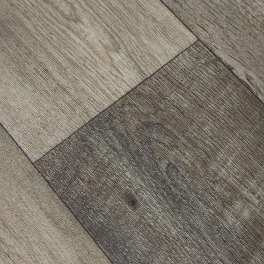 AKCIA: 90x370 cm PVC podlaha - lino Texalino Supreme 997 D Valley Oak - dub, šíře, hnedá, filc, chodba / predsieň, Beauflor