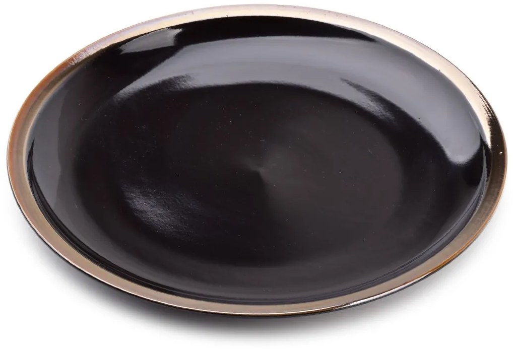 Porcelánový tanier Cal 24 cm čierny