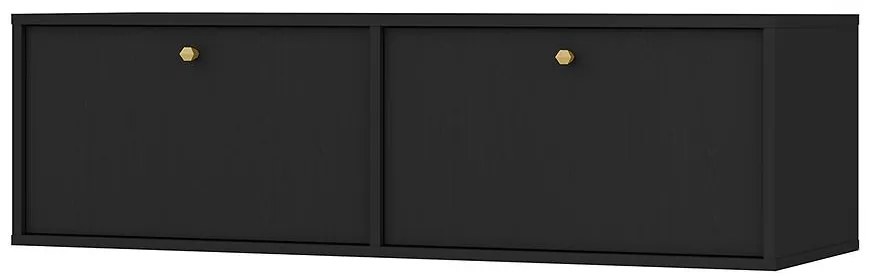 TV Stolík Tokyo 4 2K čierny grafit 302