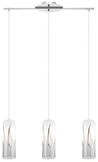 Eglo 92741 - Závesné svietidlo RIVATO 3xE27/60W/230V