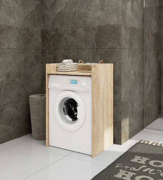 Kúpeľňová skrinka na práčku FIN dub sonoma
