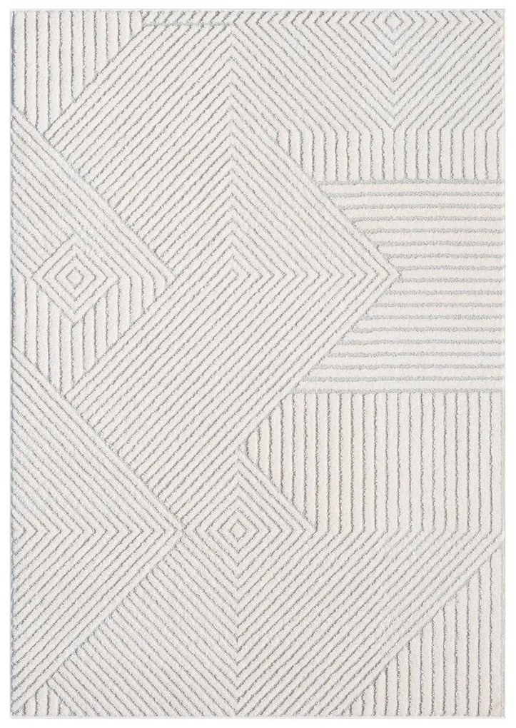 Dekorstudio Moderný koberec LOUNGE 0632 - sivý Rozmer koberca: 80x150cm