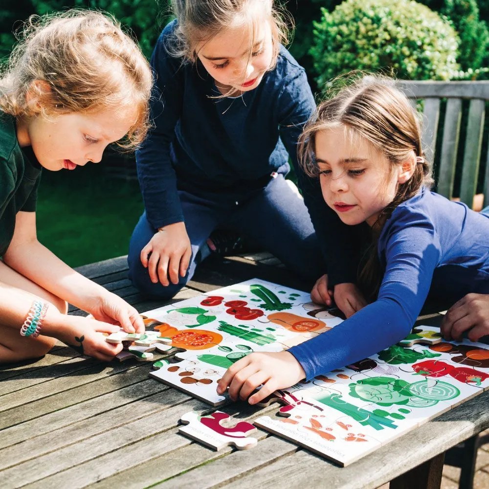 Bigjigs Toys Podlahové puzzle Ovocie