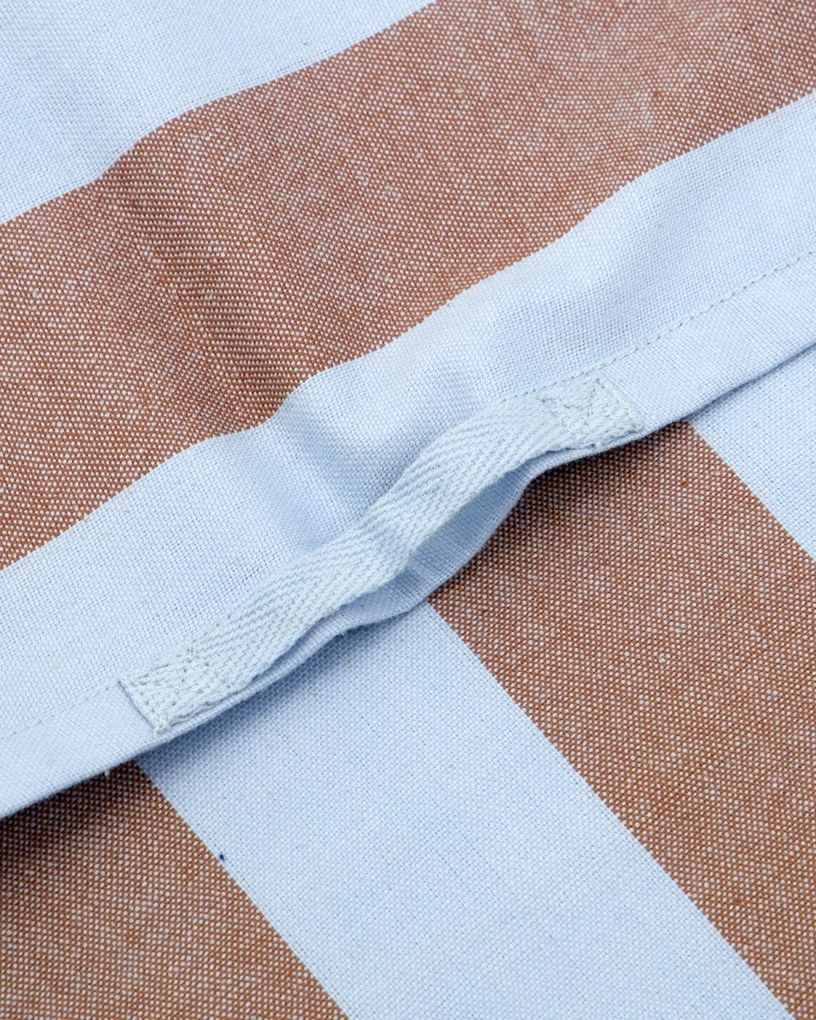 House Doctor Bavlnená utierka Light Blue / Brown – set 3 ks