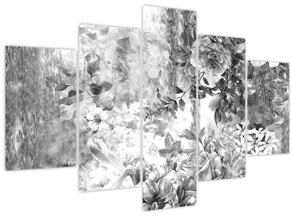 Obraz - Romantická záhrada (150x105 cm)