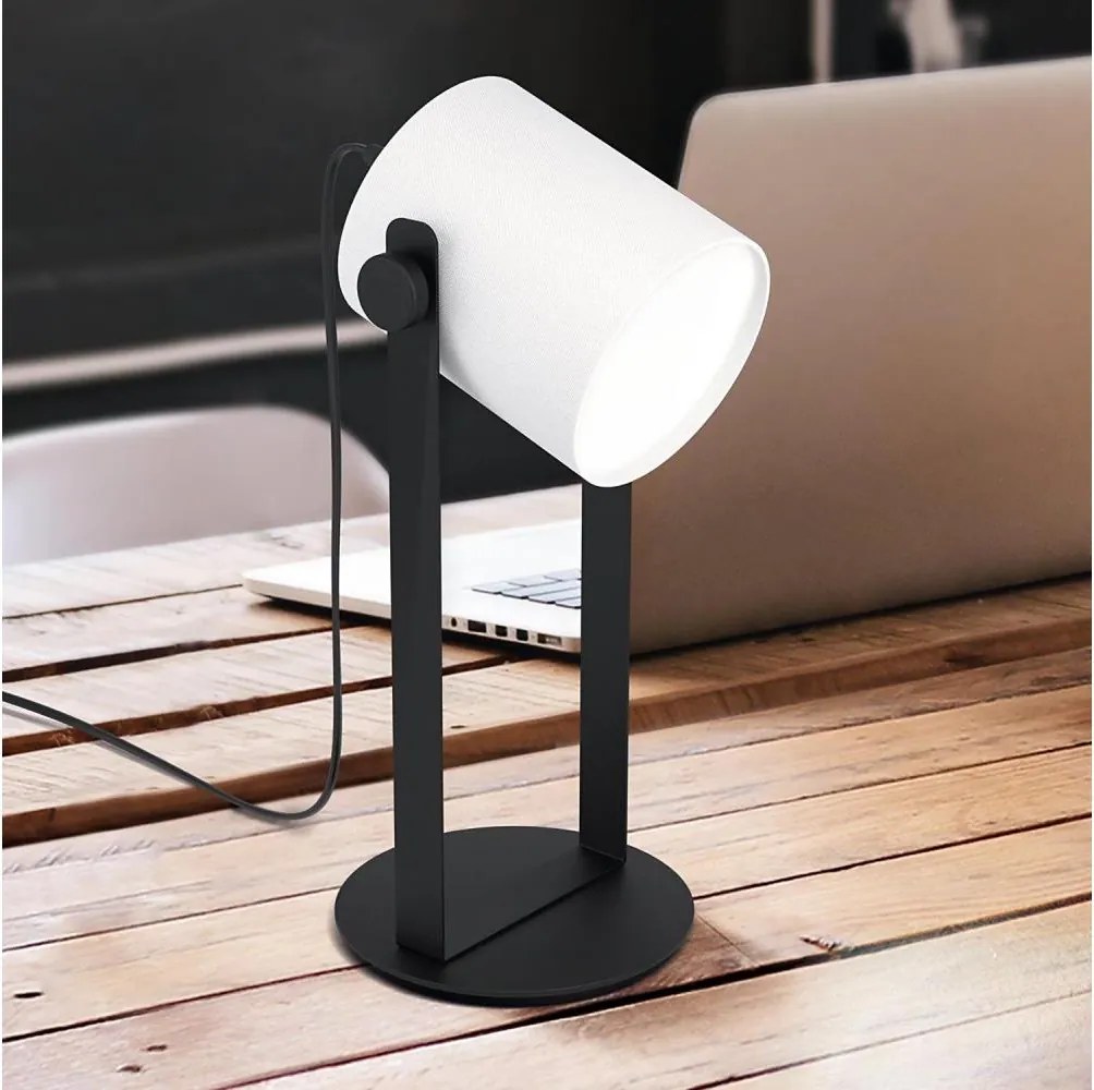 Eglo 43428 - Stolná lampa HORNWOOD 1 1xE27/28W/230V