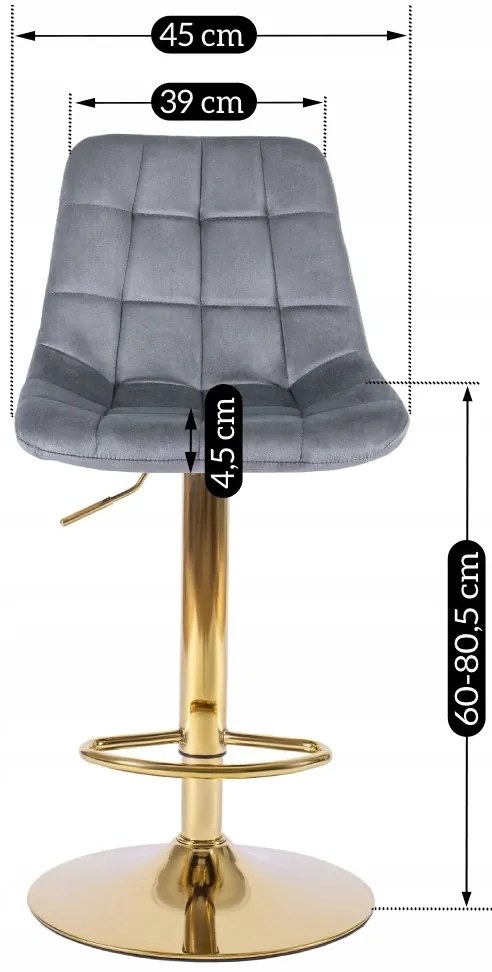 PROXIMA.store - Jedálenská barová stolička ARCOS FARBA: béžová