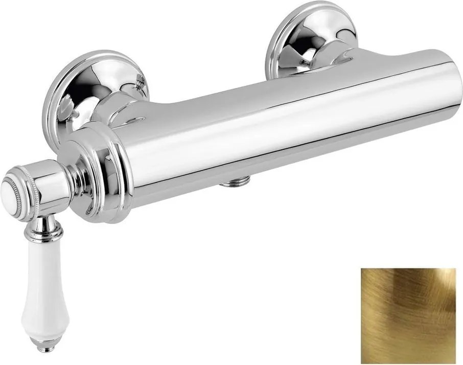 Nástenná sprchová batéria v bronzovej farbe (1 výstup) Vienna – Sapho