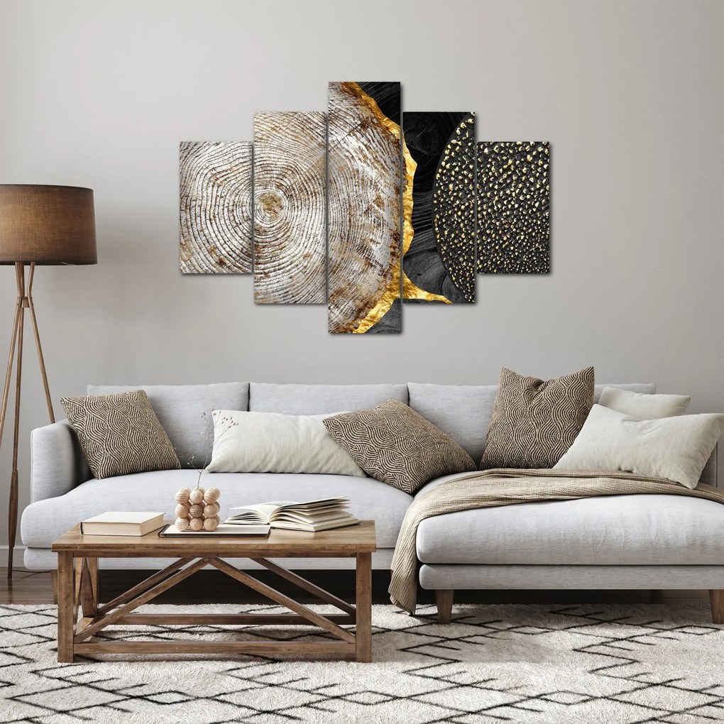 Obrázok - Kmeň stromu v koláži 2 (150x105 cm)