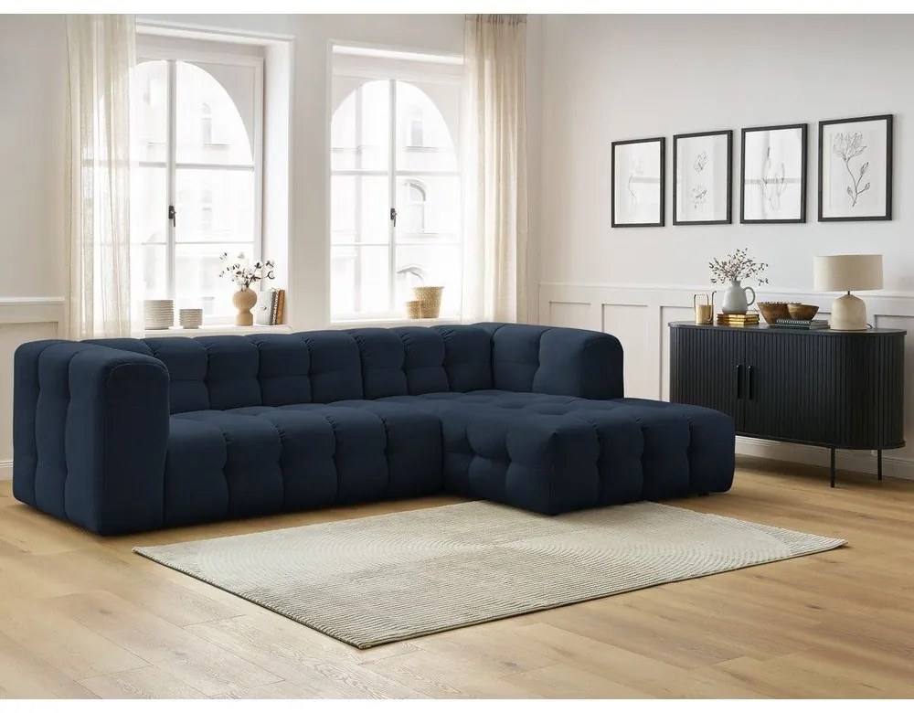 Tmavomodrá rohová pohovka Cloud – Bobochic Paris