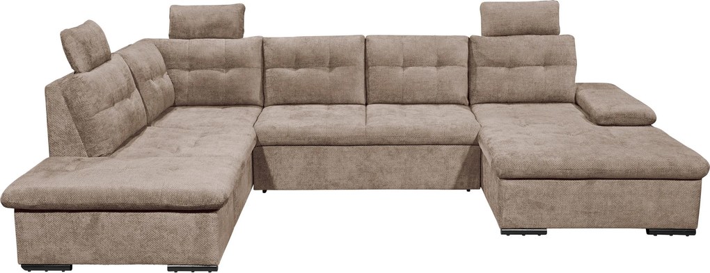 XXXLutz SEDACIA SÚPRAVA, textil, taupe Livetastic - Sedačky - 002220057610