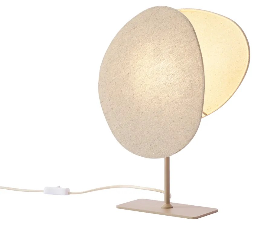 Japandi stolná lampa béžová - Organica