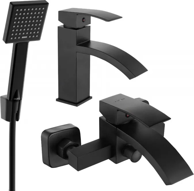 Mexen Libra R45 vaňová súprava, čierna - 745103R45-70