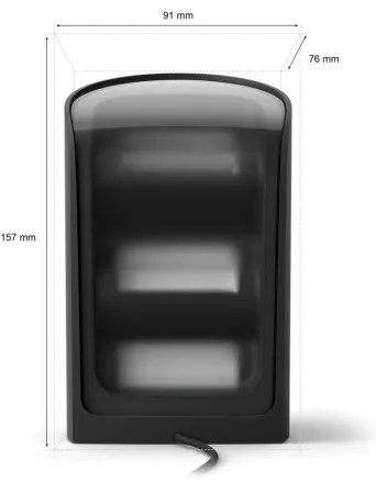 Philips - LED RGBW stmievateľné svietidlo Hue PLAY LED/20W/230V 2000–6500K čierne